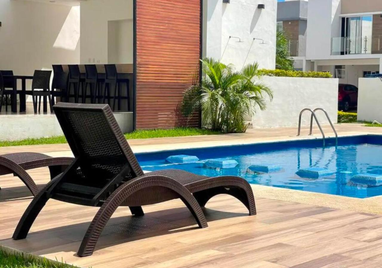 Casa Familiar En Condominio Privado Cerca De Playa Канкун Экстерьер фото