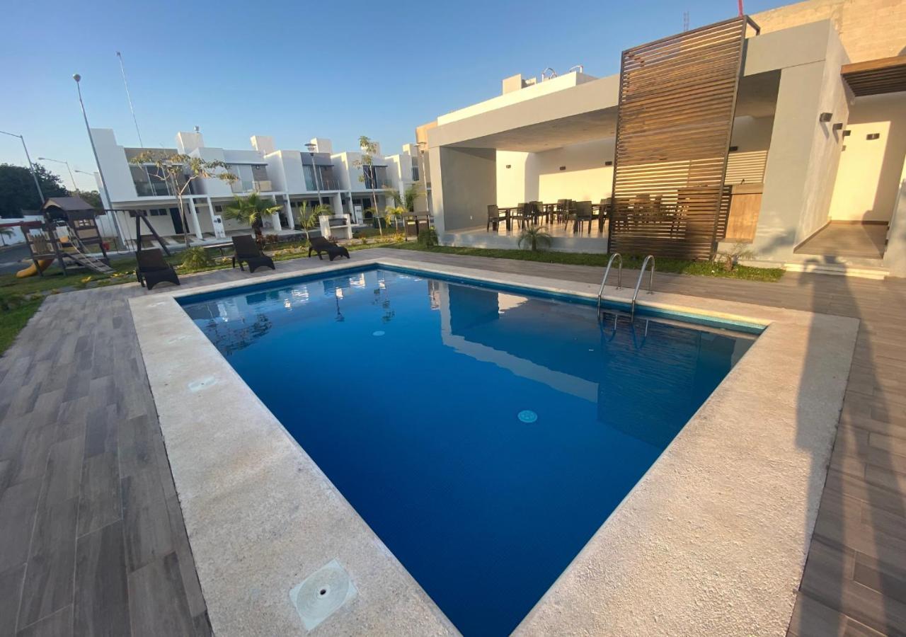 Casa Familiar En Condominio Privado Cerca De Playa Канкун Экстерьер фото